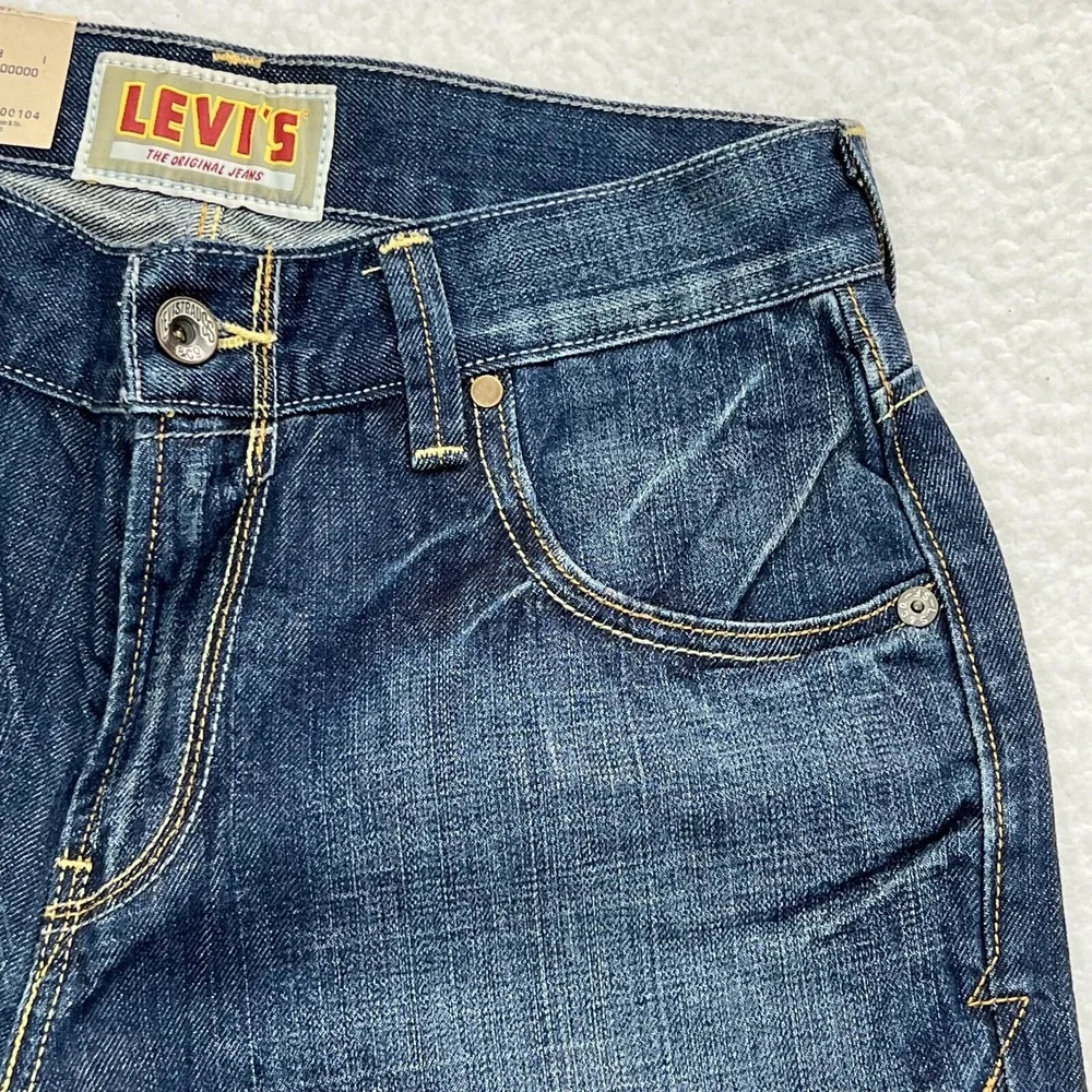 Levi's‎ The Original Jeans RAMP Flap Front Short Denim Blue Men's W30 VTG NWT